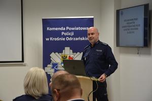 Przemówienie Komendanta Powiatowego Policji w Krośnie Odrzańskim